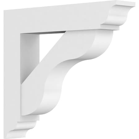 Standard Carmel Architectural Grade PVC Bracket With Traditional Ends, 5W X 24D X 24H